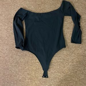 off the shoulder babaton bodysuit